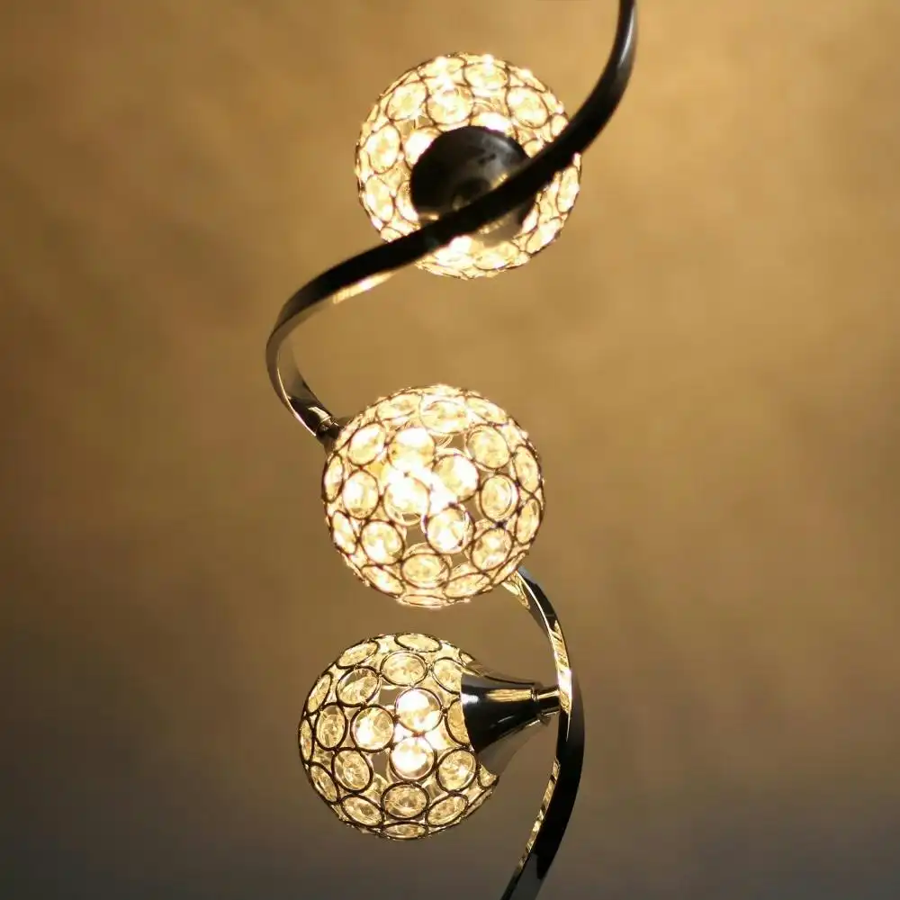 Gary Modern Elegant Table Lamp Desk Light - Chrome
