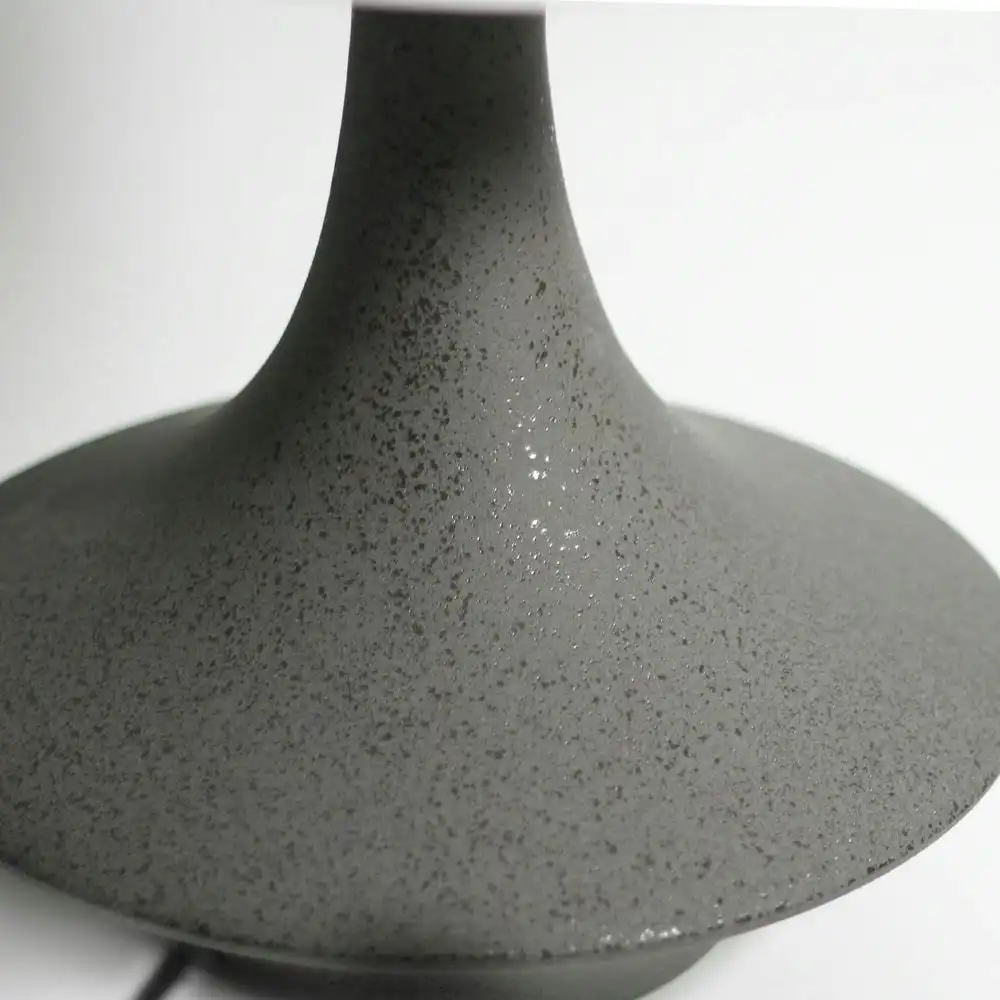 Symphony Curvy Modern Ceramic Table Lamp Light Small Black