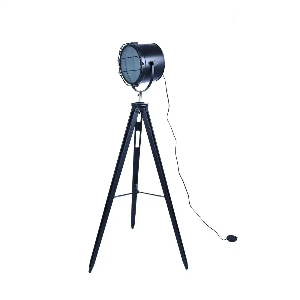 New Oriental Xavier Classic Tripod Floor Lamp Matte Black