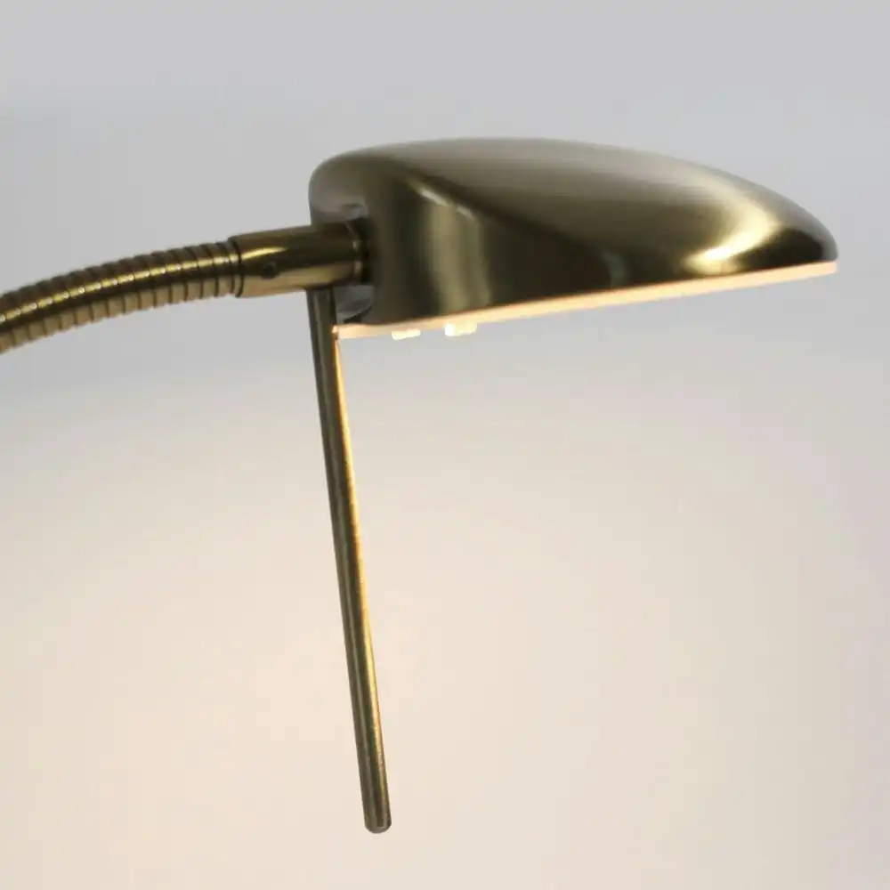 Vincenzo LED Modern Elegant Table Lamp Desk Light - Antique Brass