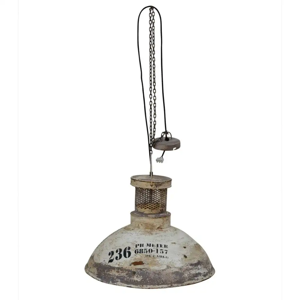 Industrial Rustic NO 236 Washed Iron Lamp Shade