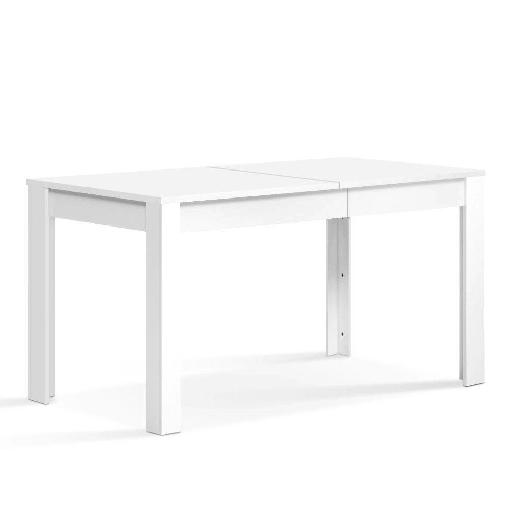 Dining Table 4 Seater Wooden Kitchen Tables White 120cm Cafe Restaurant