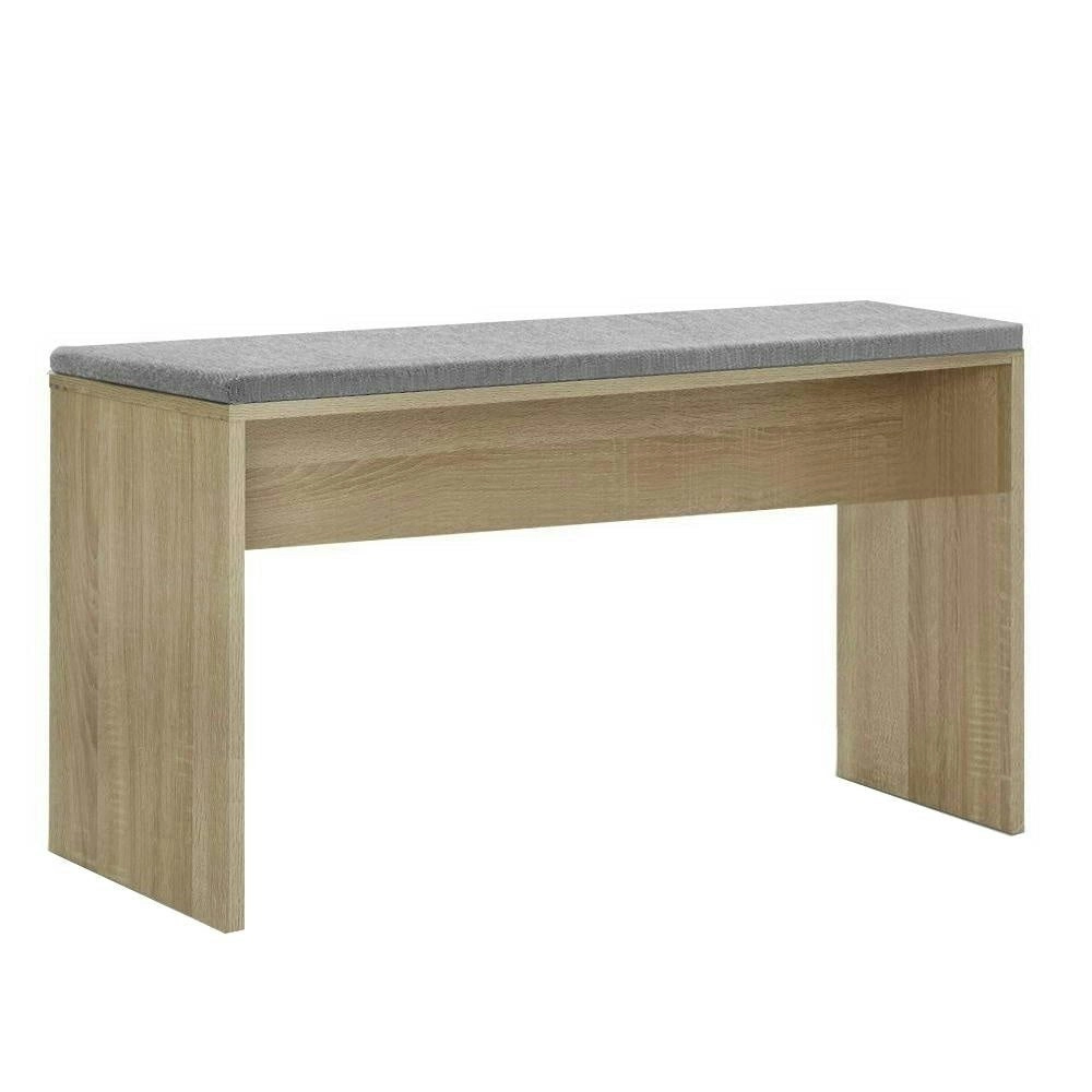 Dining Bench NATU Upholstery Seat Stool Chair Cushion Kitchen Furniture Oak 90cm