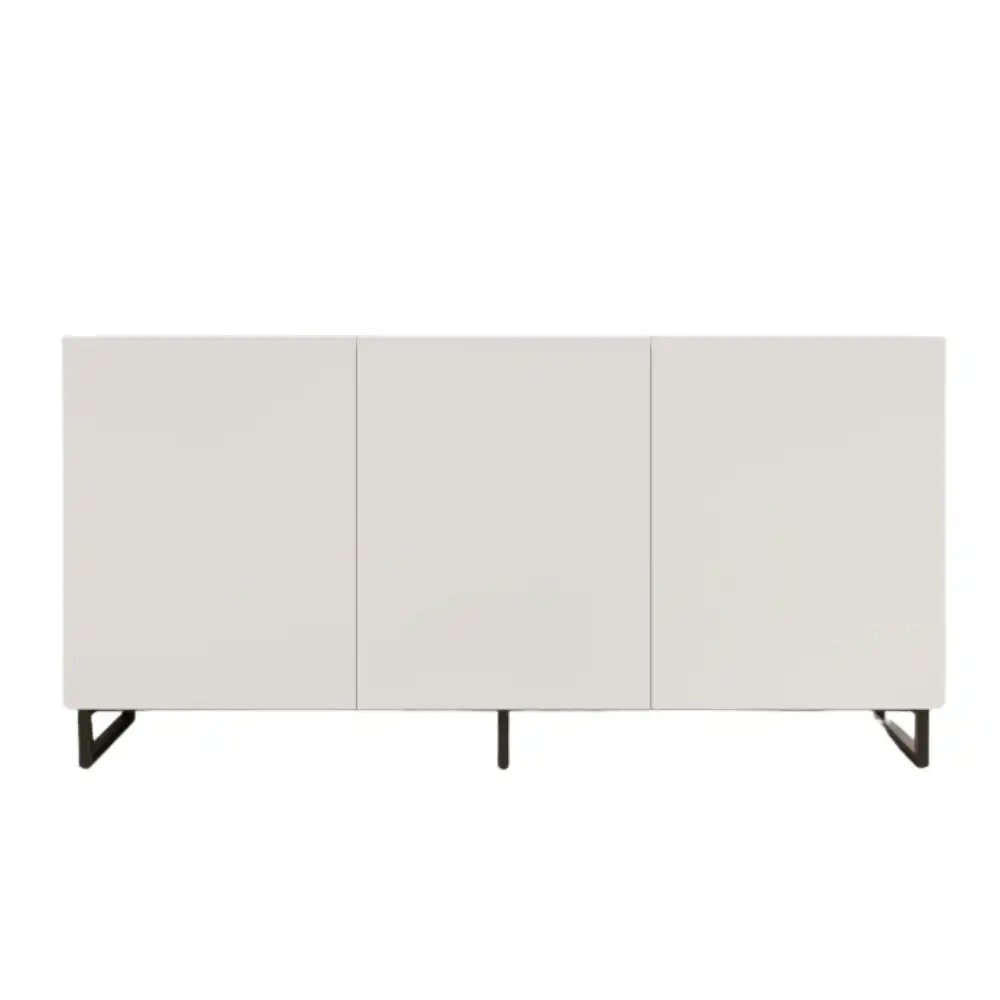 Otis Buffet Unit Sideboard W/ 3-Doors Storage Cabinet - Oak/White