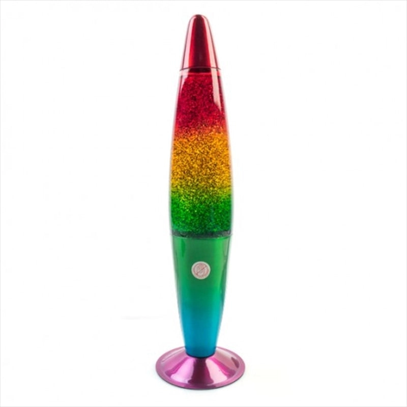 Rainbow Glitter Lamp