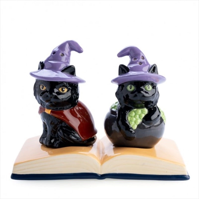 Black Cat Salt Pepper Set