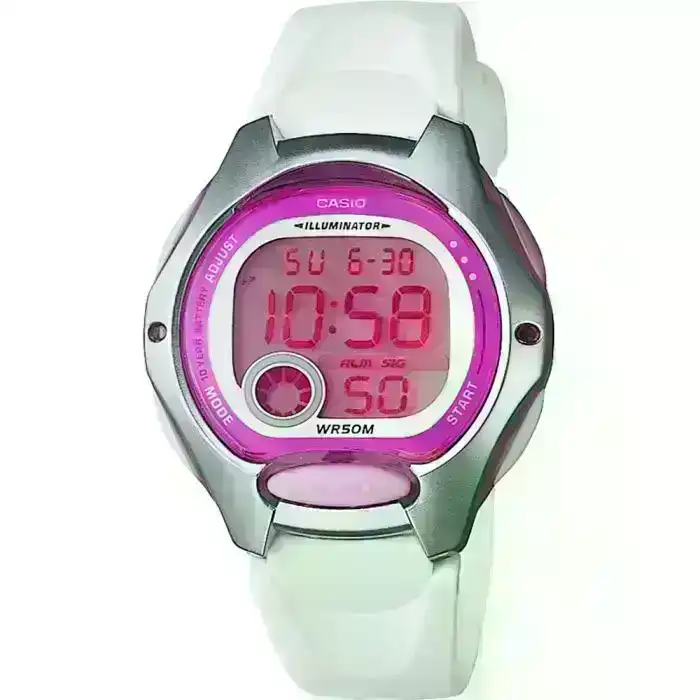 Casio LW200-7A White Youth Digital Watch