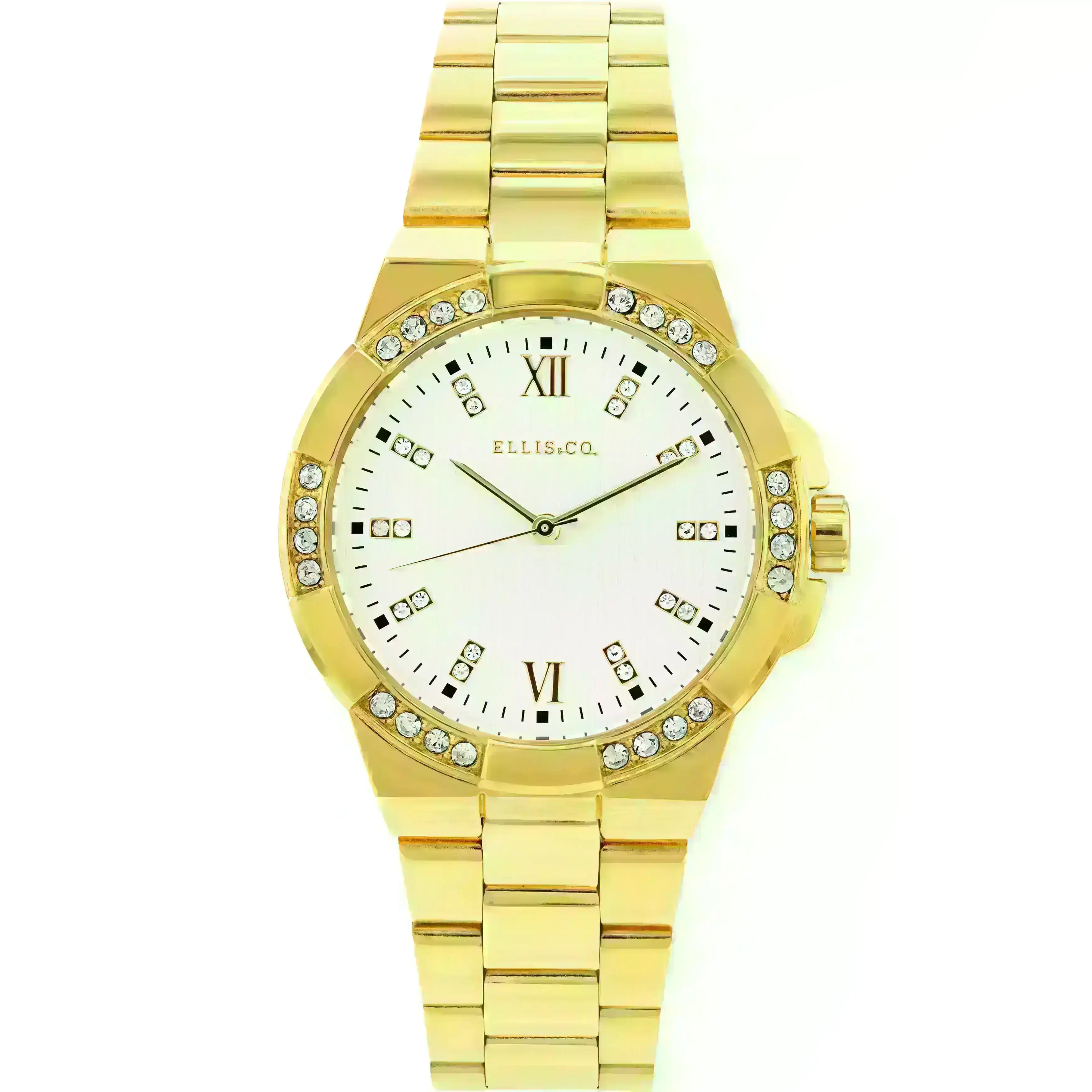 Ellis & Co 'Alyse' Gold Plated Women's Watch