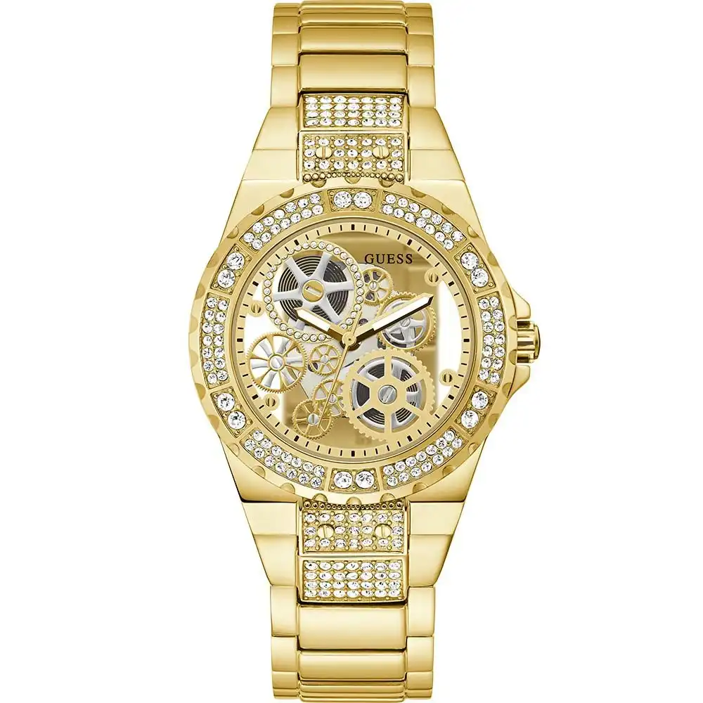 Guess GW0302L2 Reveal Cutout Gold Tone Watch