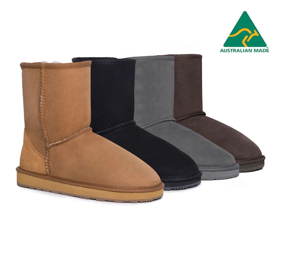 Urban Classic Short Ii Merino Sheepskin Wool Boots Australia Made