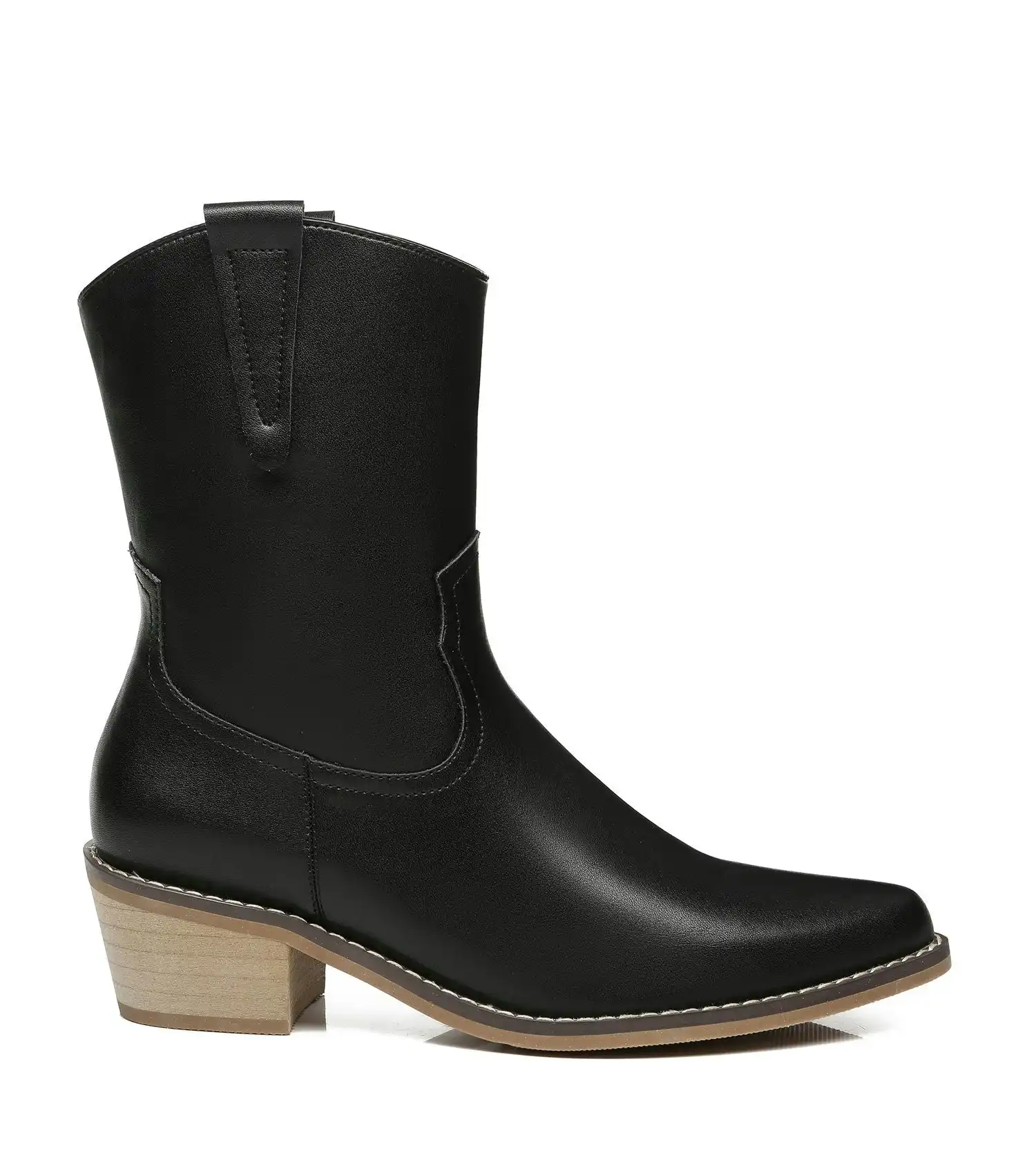 Tarramarra® Women Leather Boots Claudia Mid Calf Pointed Toe