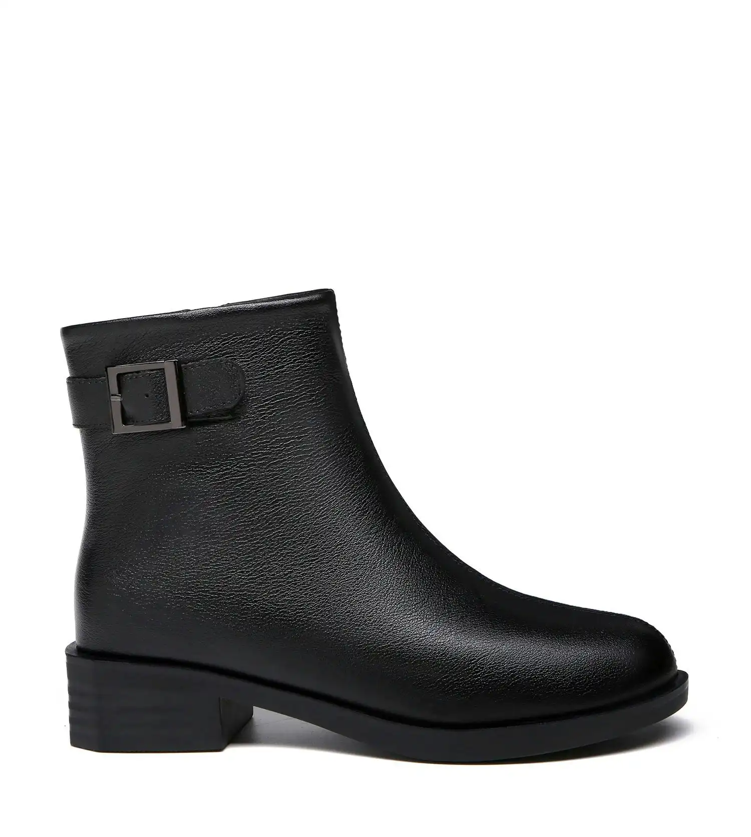 Tarramarra® Women Leather Boots Ivana Buckled Chelsea Boots Black