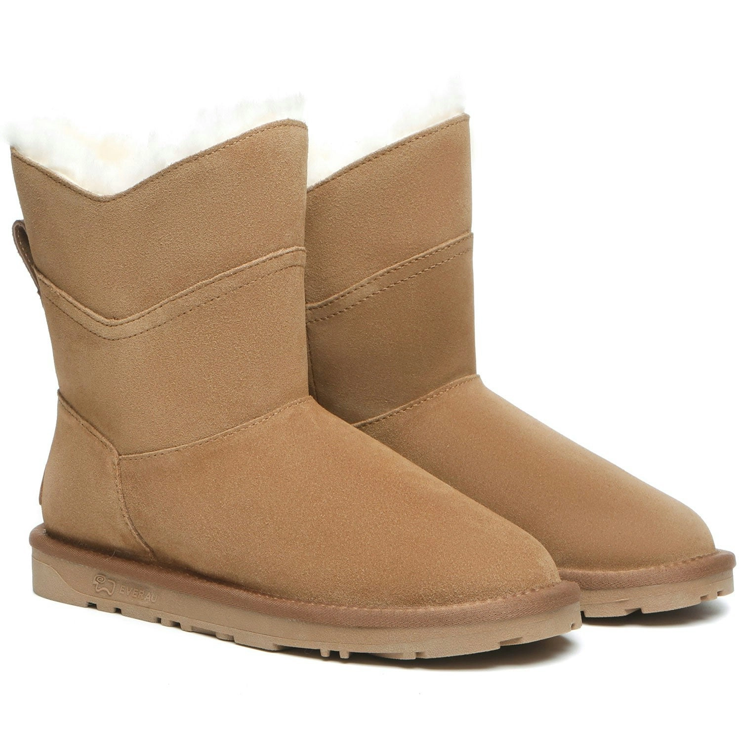 EVERAU® Sheepskin Wool UGG Swanston 2 Sheepskin Wool Panel Boots