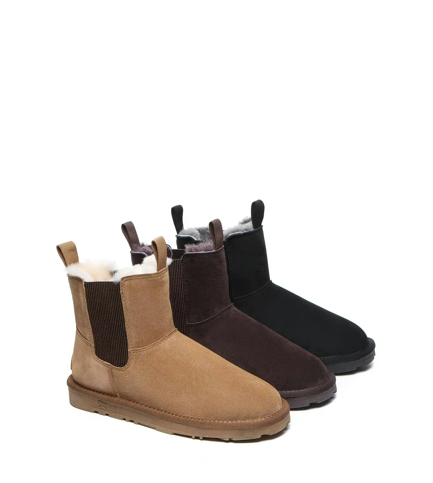 EVERAU® Sheepskin Wool Guildford Men UGG Boots