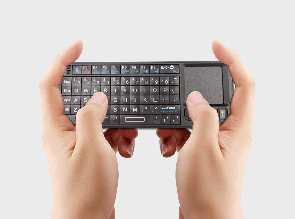 TODO Bluetooth Ultra Mini Wireless Keyboard Touchpad Presenter Rechargeable Mobile Pc