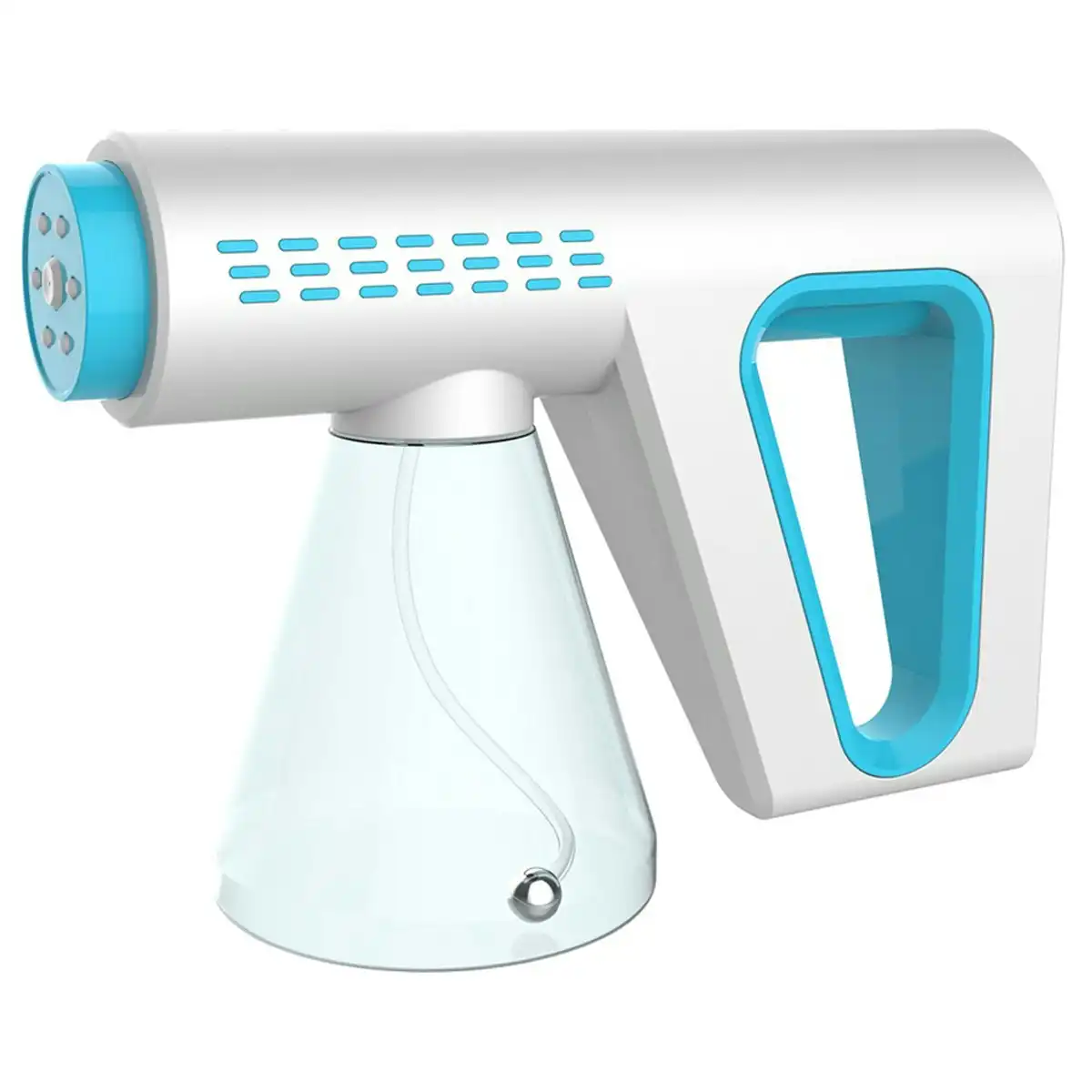 Nano Atomizer Spray Disinfection Gun Purifier 6 Blue Light Sterilizer Li-ion Cordless 300ml