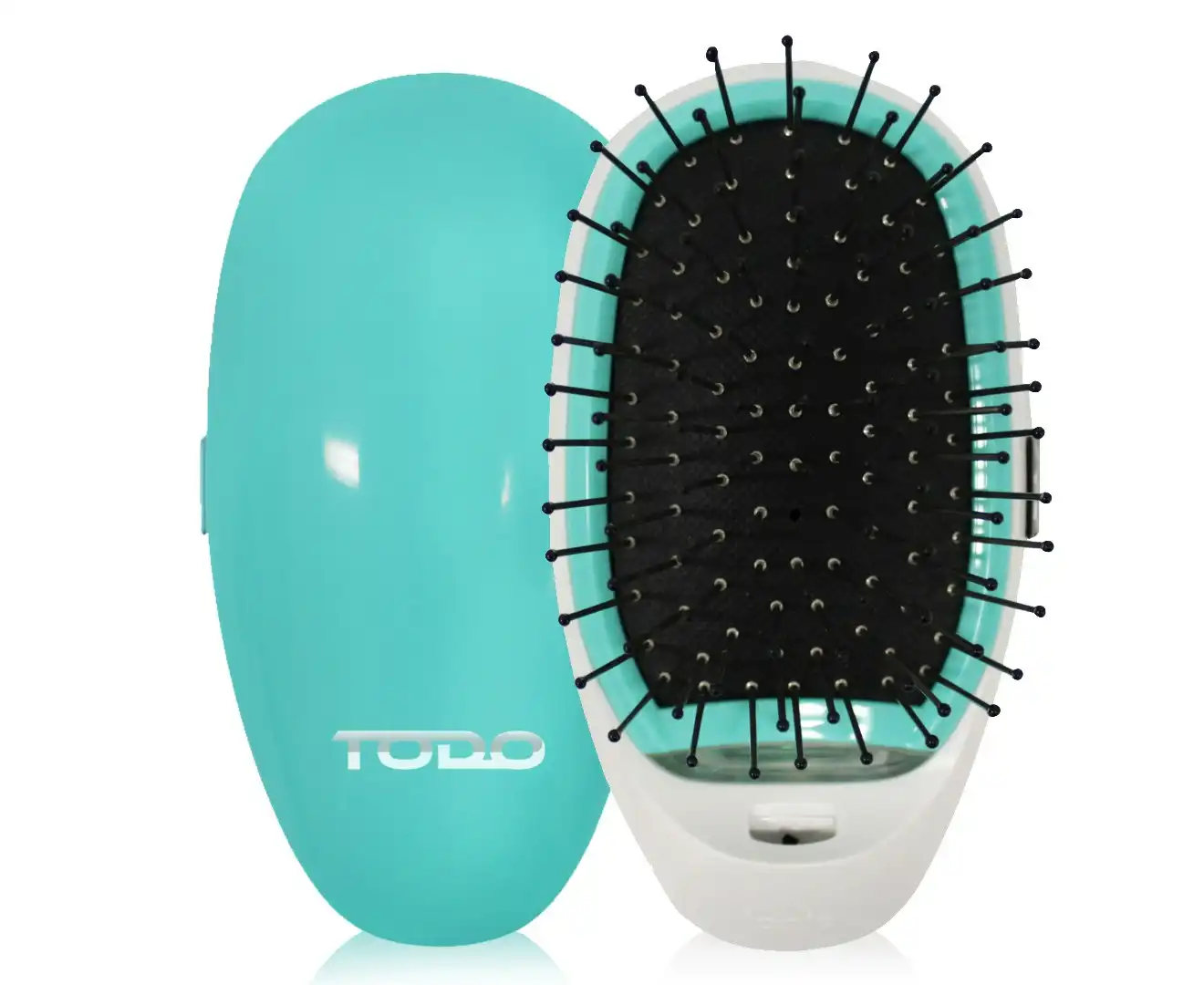 TODO Ionic Anti Frizz Straightening Styling Hair Straight Brush Smooth Silky Hair Comb Blue
