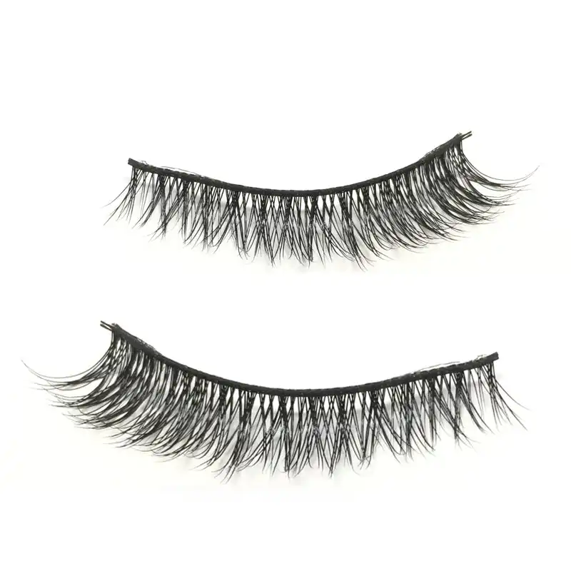 2 Pair Eyelash Extension Quality Synthetic Natural Look Lashes Long Fake Eye Style 11