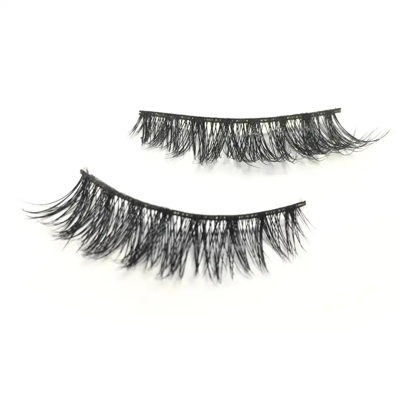 2 Pair Eyelash Extension Quality Synthetic Natural Look Lashes Long Fake Eye Style 08