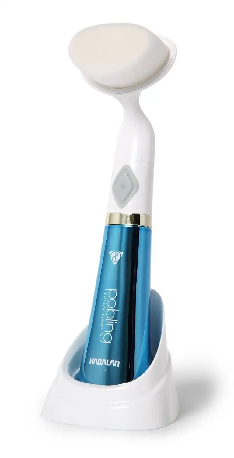 TODO Gen 6 Deep Pore Cleansing Sonic Vibration Massager Makeup Remover Brush Blue