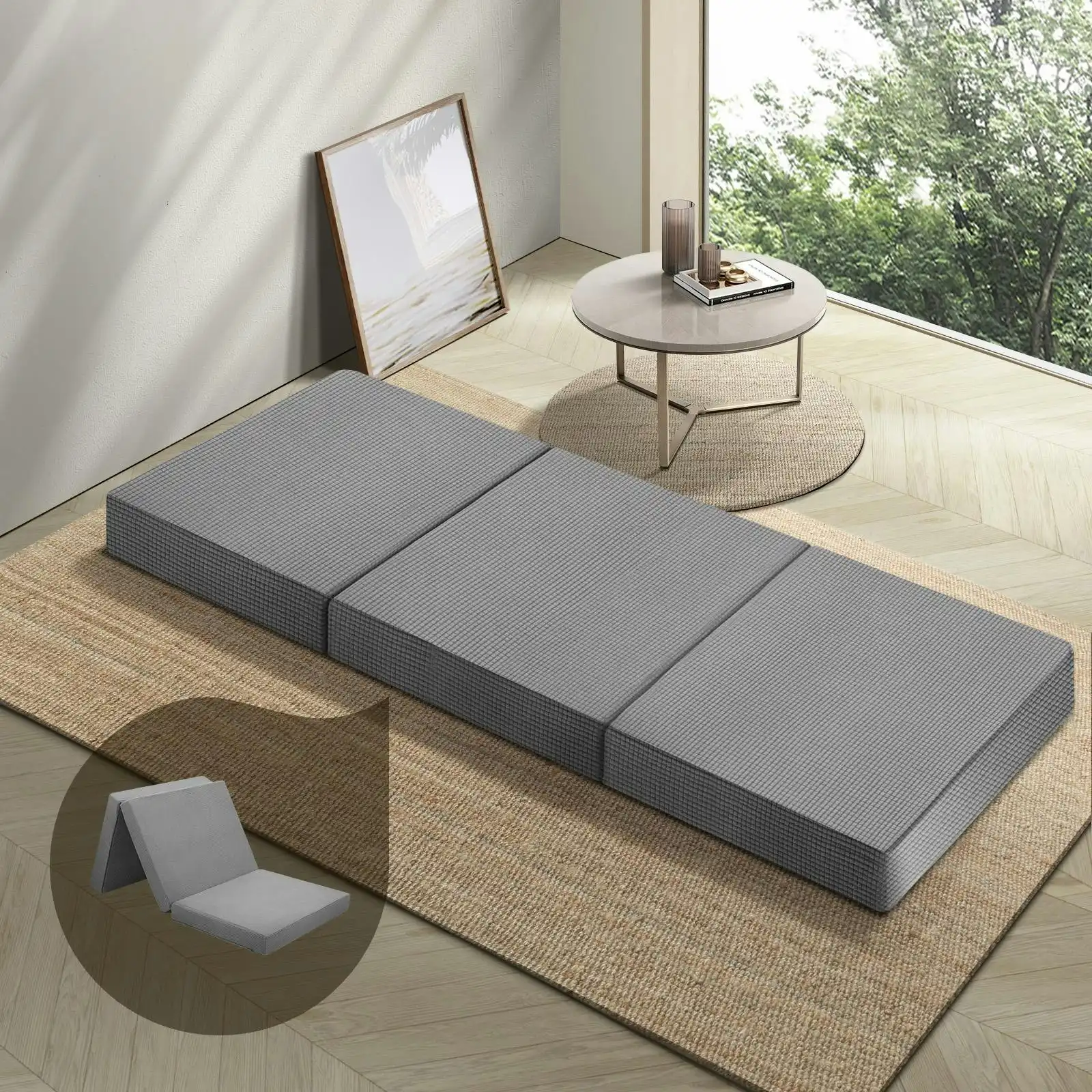 Bedra Folding Foam Mattress Single Sofa Bed Foldable Camping Mat