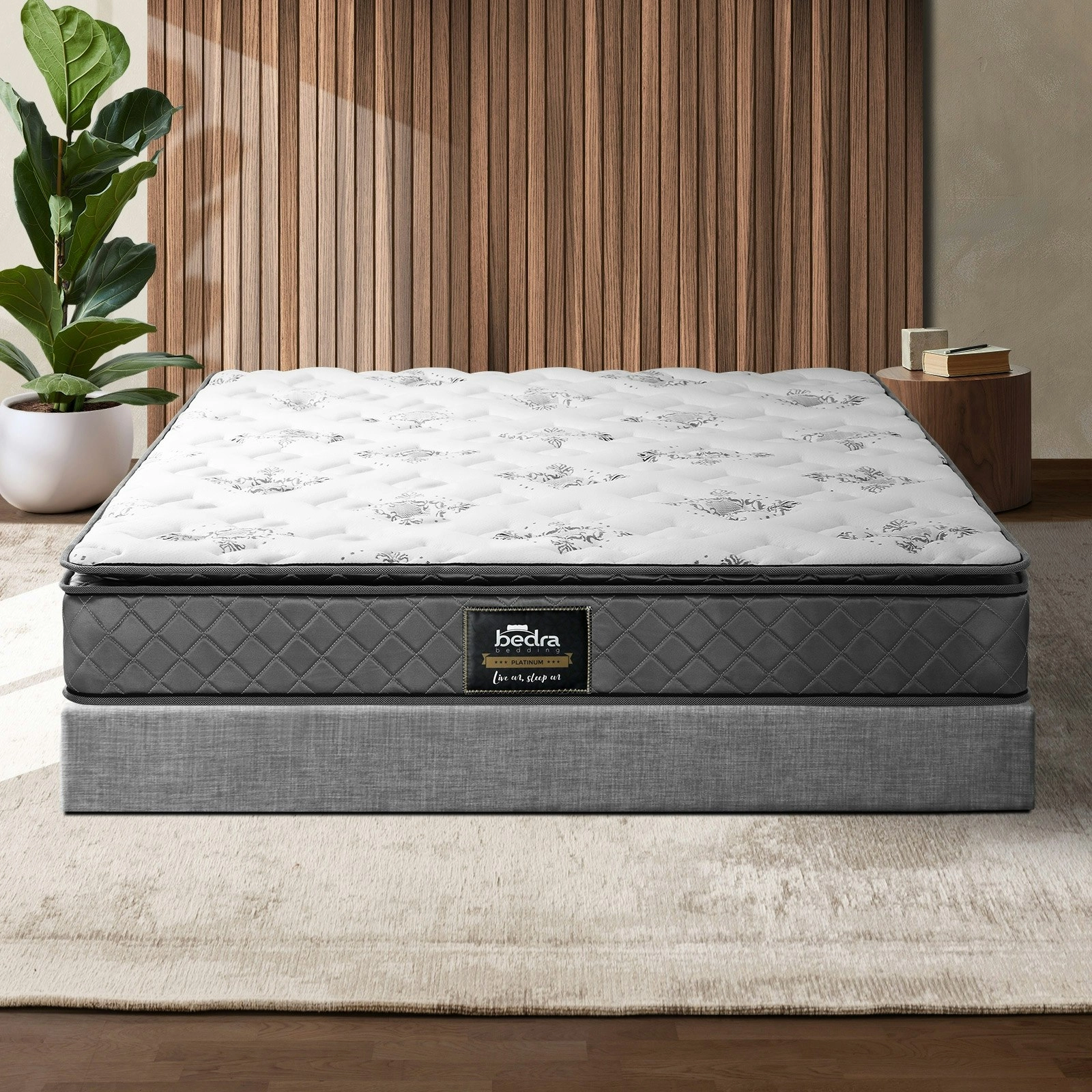 Bedra Double Mattress Breathable Luxury Bed Bonnell Spring Foam Medium 21cm