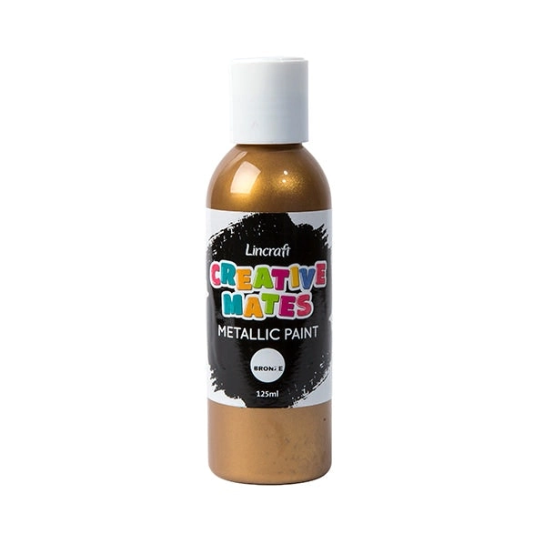 Creative Mates Poster Paint, Metallic Bronze- 125ml