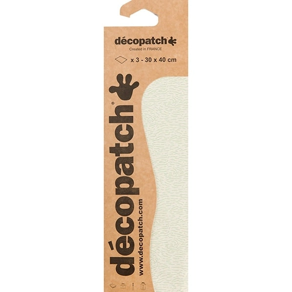 Decoupage Paper 3pk - Decopatch 737 Green Footprint