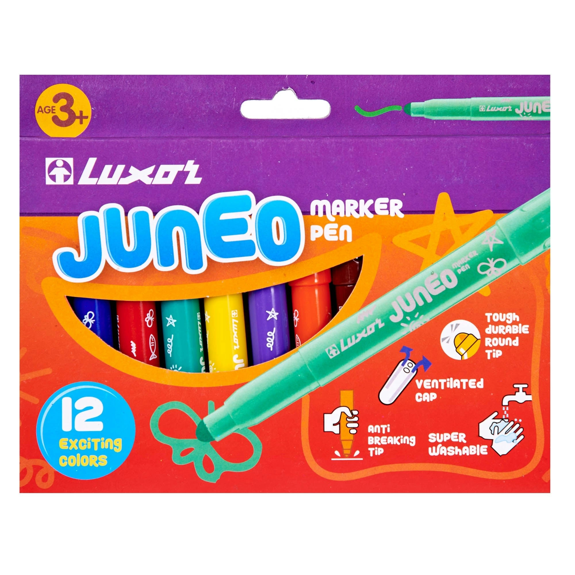 Luxor Juneo Markers- 12pk