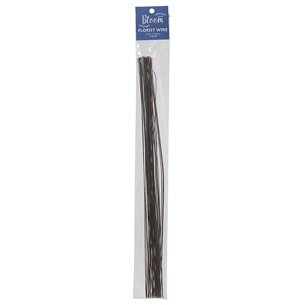 Lincraft Florist Wire 22g, Brown- 50pc