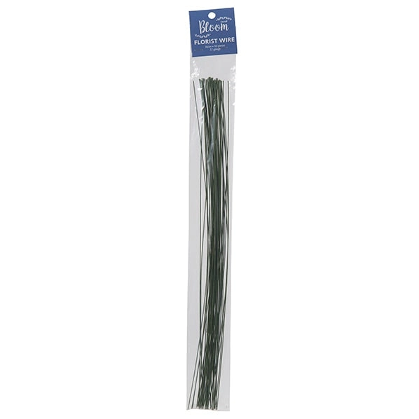 Lincraft Florist Wire 22g, Green- 50pc