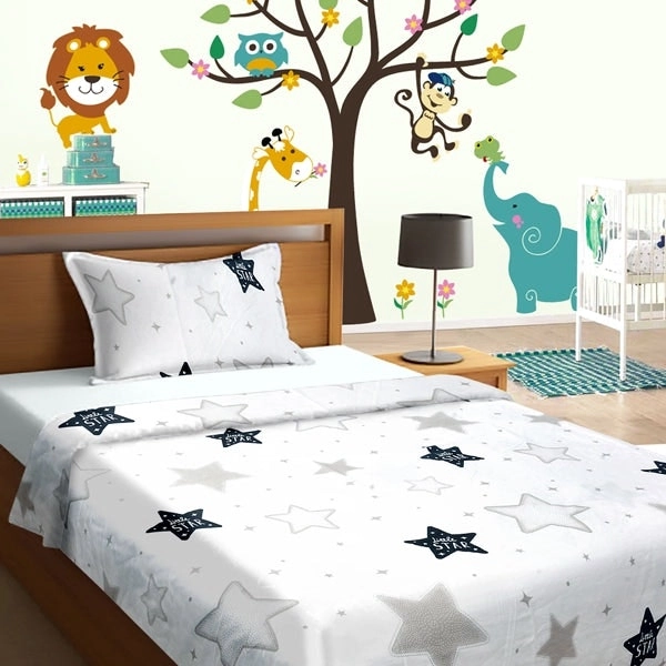 Formr Junior Kids Quilt Cover Set, Stars