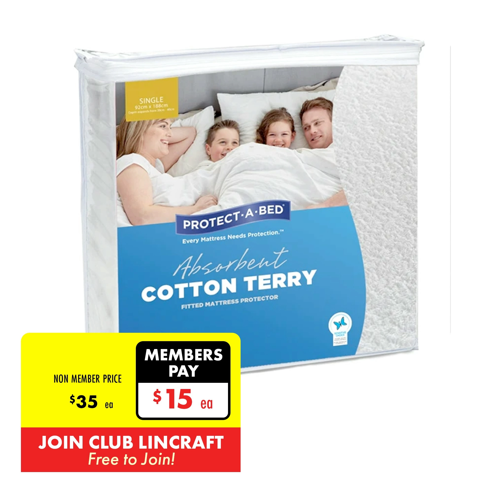 Protect-A-Bed Cotton Terry Protectors