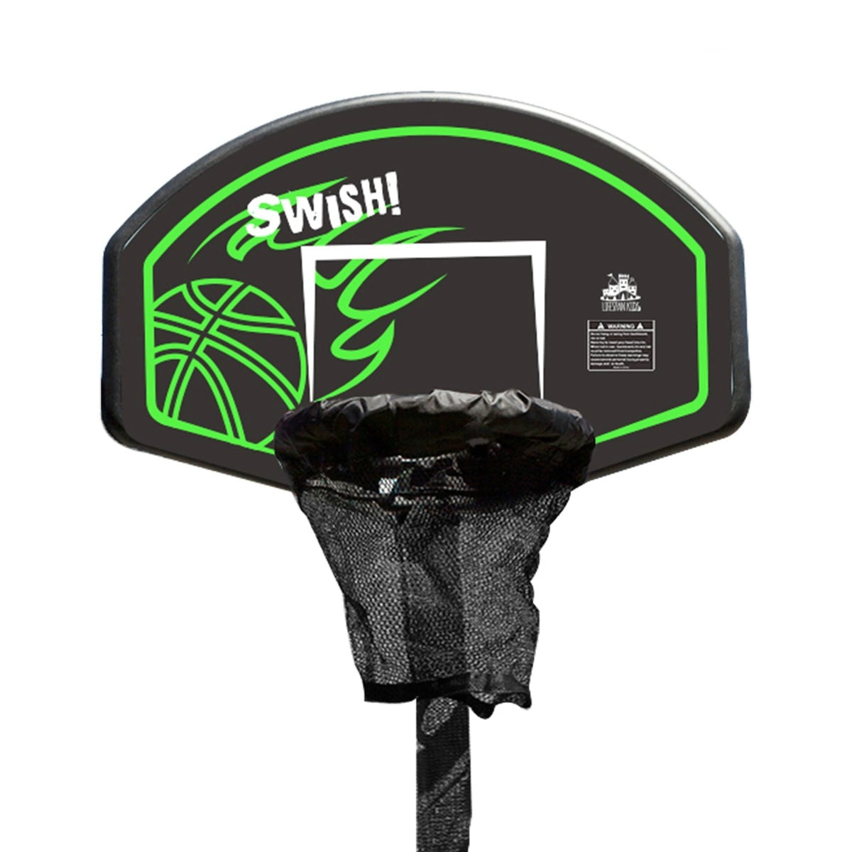 Lifespan Kids Swish Trampoline Basketball Ring with Junior Jungle Adaptor