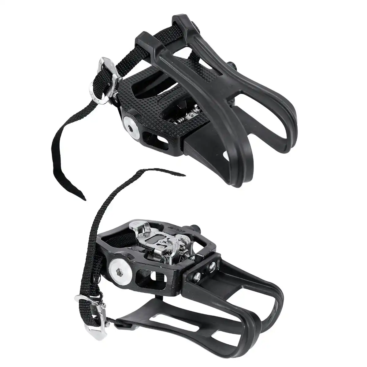 Lifespan Fitness 2-in-1 Toe Clips Cage & SPD Compatible Pedals