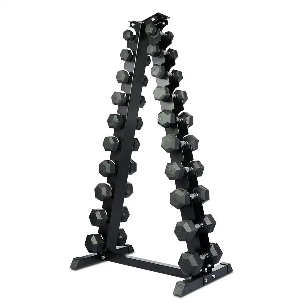 Cortex 110kg Hex Fixed Dumbbell  Set (1-10kg Pairs)