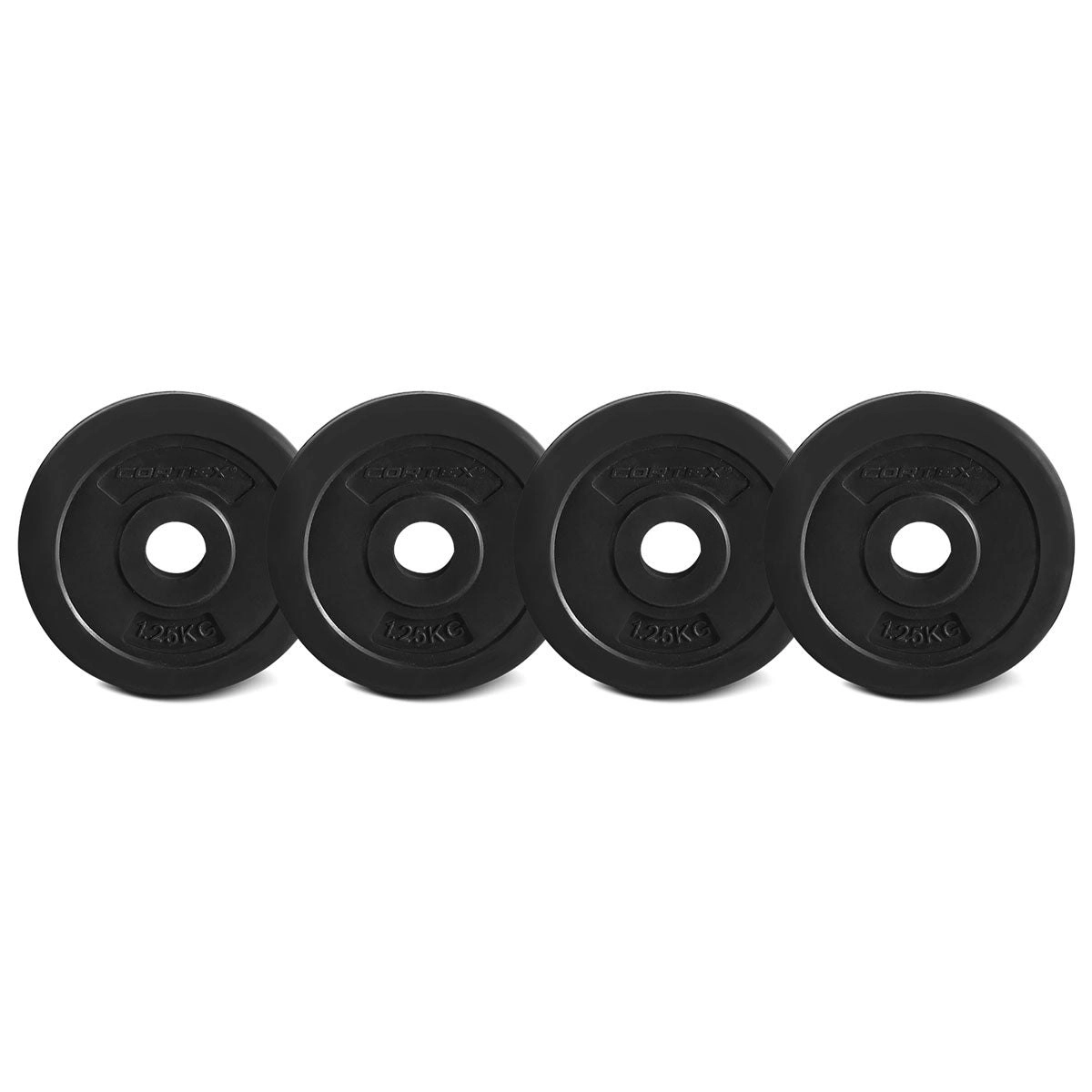 Cortex 1.25kg EnduraShell 25mm Standard Plates (Set of 4)