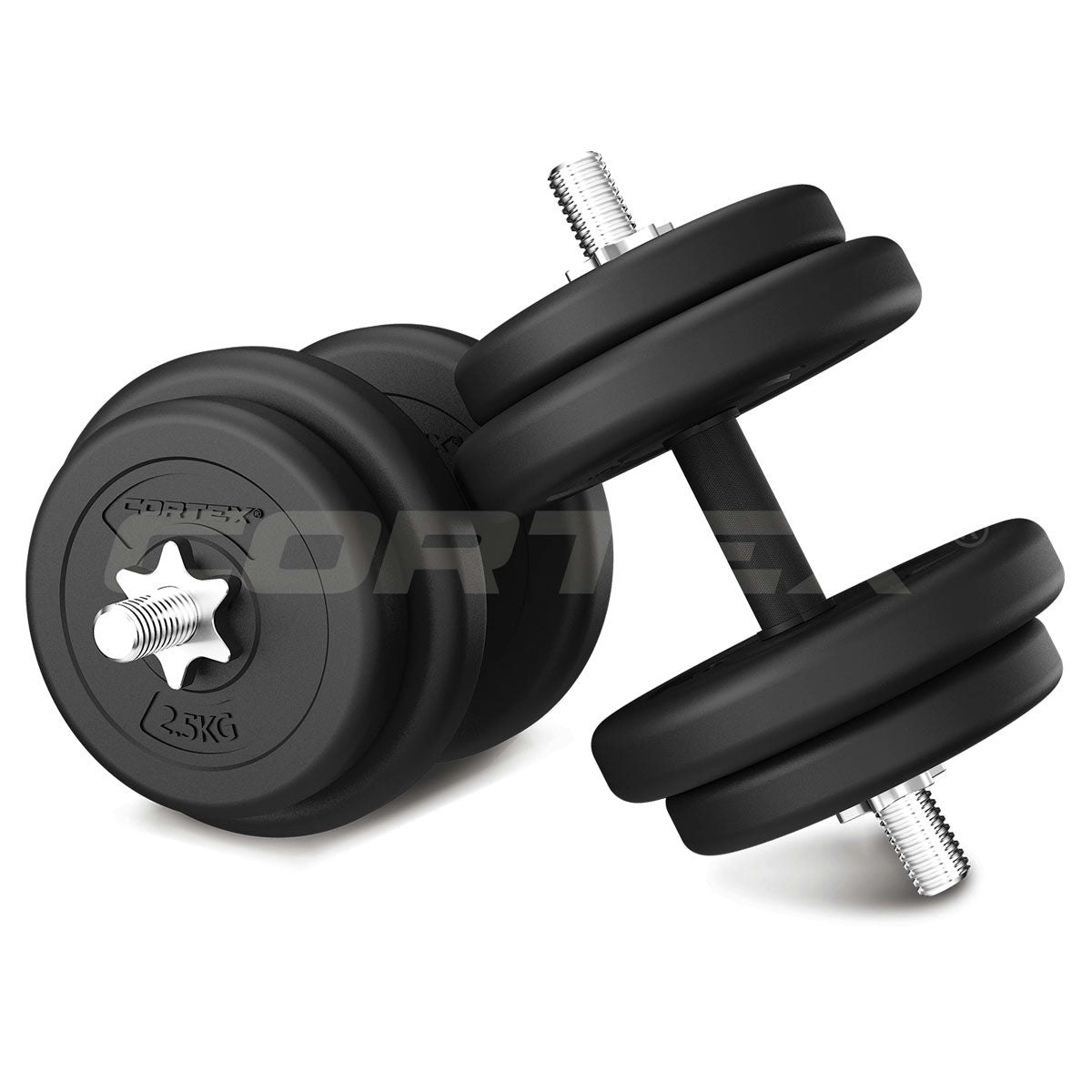 Cortex 40kg EnduraCast Dumbbell Weight Set