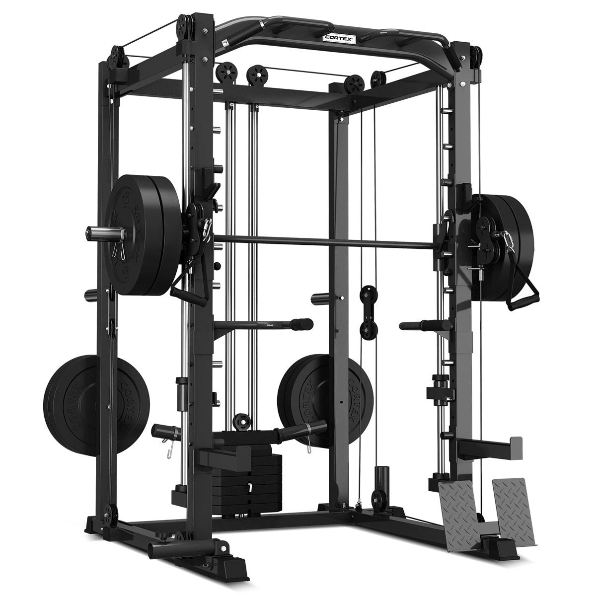 Cortex SM-20 6-in-1 Power Rack with Smith & Cable Machine