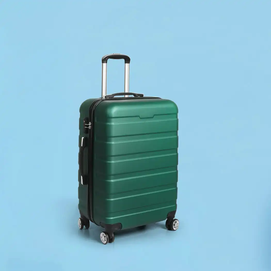 Slimbridge 24" Luggage Case Suitcase Travel Packing TSA Lock Hard Shell Green
