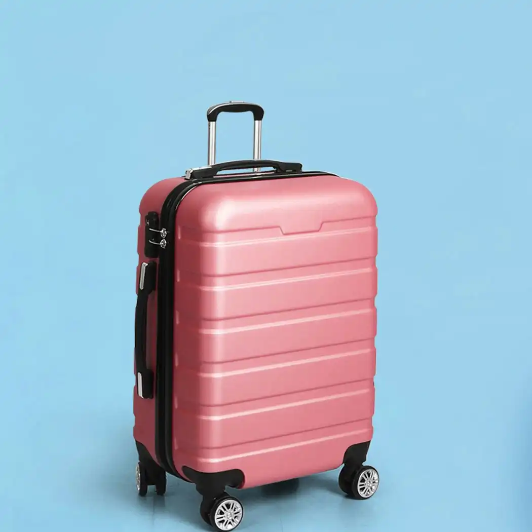 Slimbridge 28"Luggage Case Suitcase Travel Packing TSA Lock Hard Shell Rose Gold