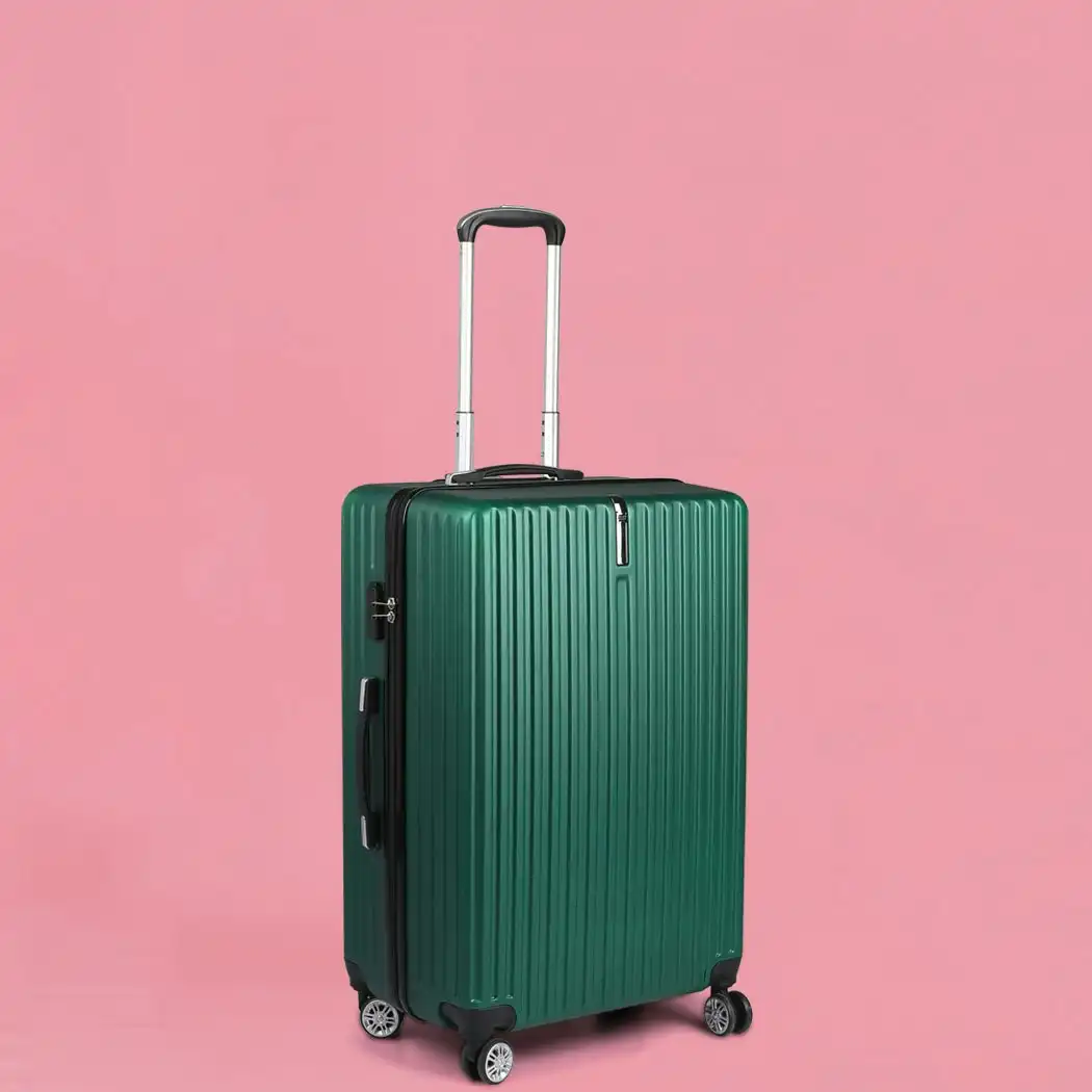 Slimbridge 20" Carry On Luggage Suitcase Travel TSA Lock Hard Shell Case Green