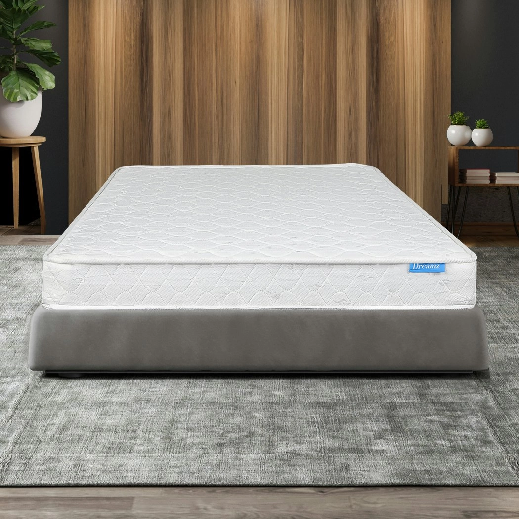 Dreamz Mattress Spring Coil Bonnell Bed Sleep Foam Medium Firm Single 13CM