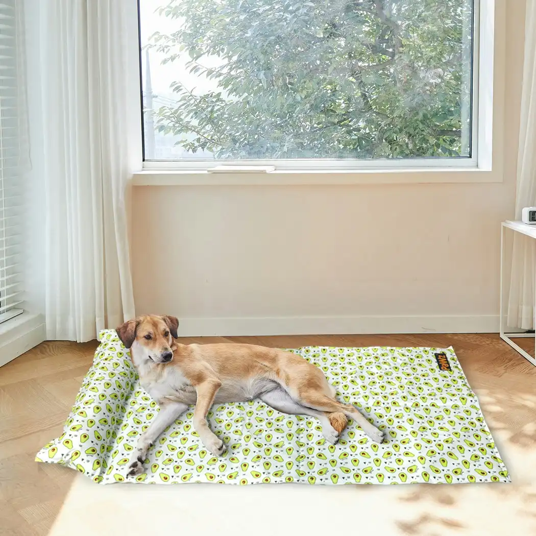 Pawz Pet Cooling Mat Cat Dog Gel Non-Toxic Bed Pillow Sofa Self-cool Summer L