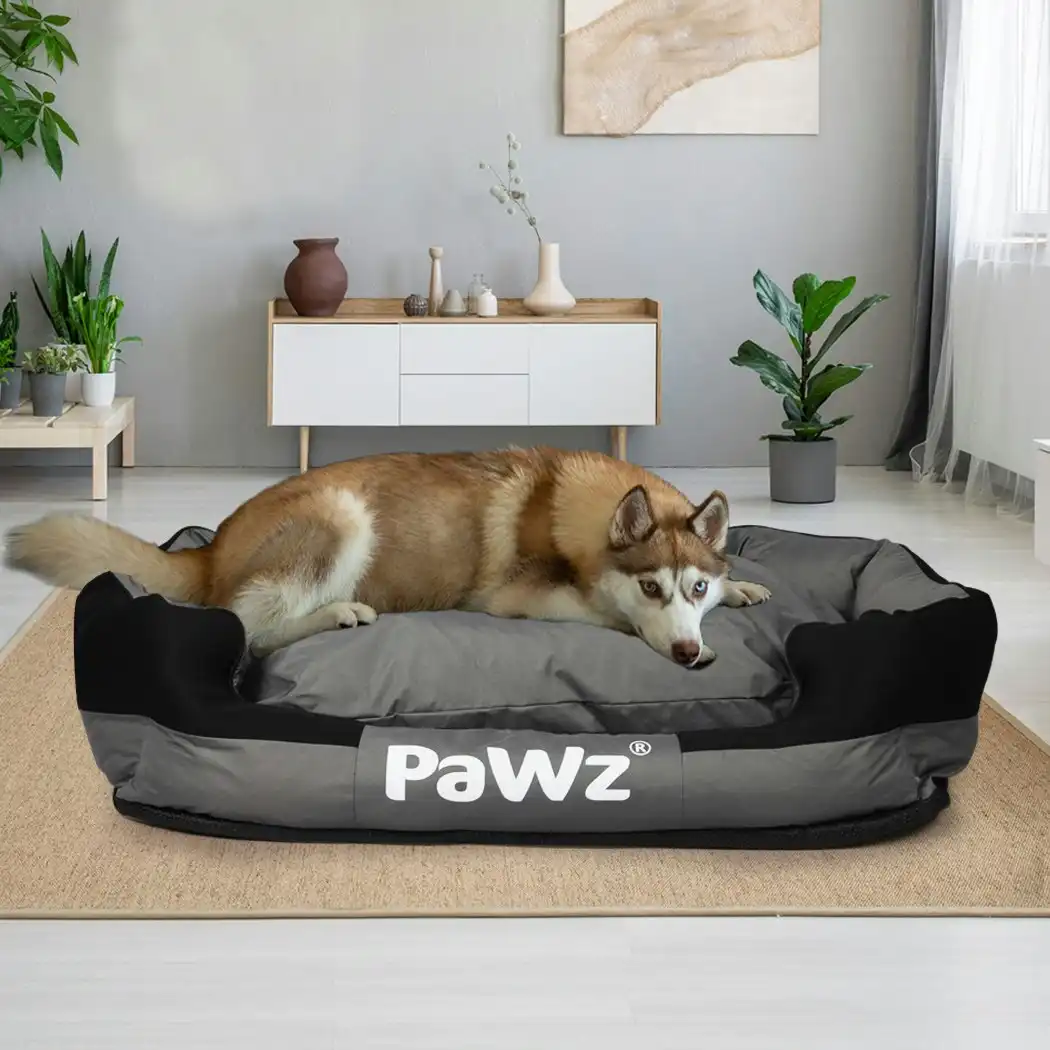 Pawz Waterproof Pet Dog Calming Bed Memory Foam Orthopaedic Removable Washable XL