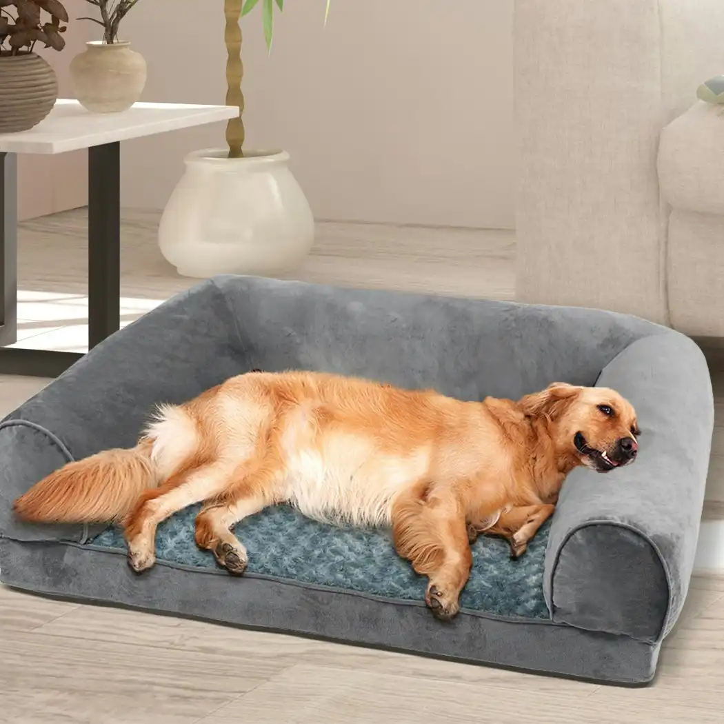 Pawz Pet Bed Sofa Dog Bedding Soft Warm Mattress Cushion Pillow Mat Plush XXL