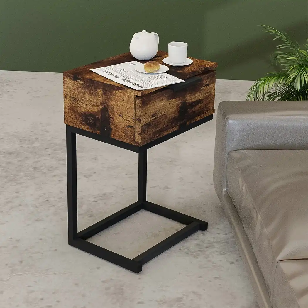 Levede Bedside Tables Side End Table Wood Nightstand Storage Drawers Cabinet