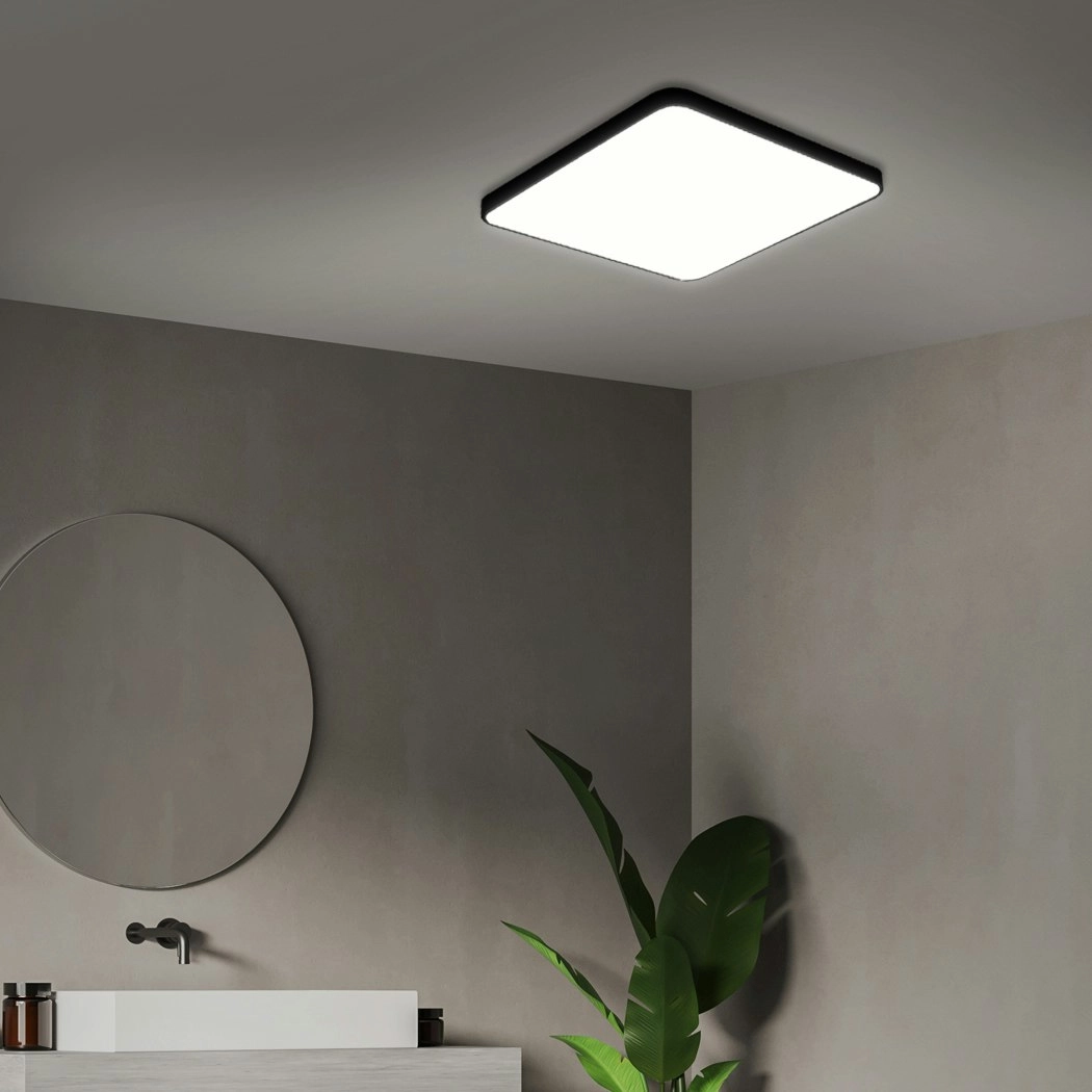 Emitto Ultra-Thin 5CM LED Ceiling Down Light Surface Mount Living Room Black 27W