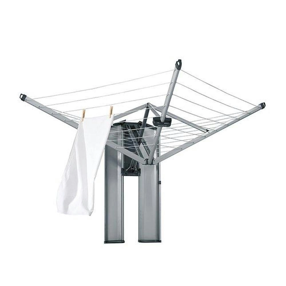 Brabantia Wall Fix Fold Away Clothes Line 24m W/ Storage Box