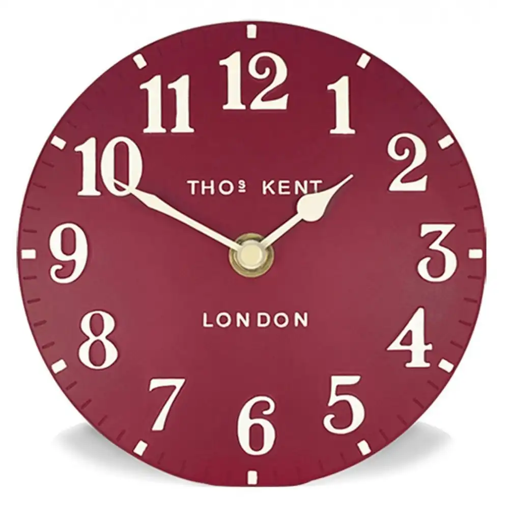 Thomas Kent 30cm Mulberry Arabic Wall Clock | Red